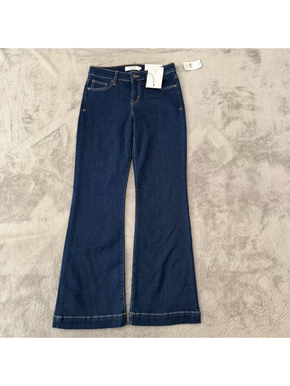 NWT Buckle Hidden Los Angeles Carter Flare Jeans 26 Dark Wash Mid Rise Trouser